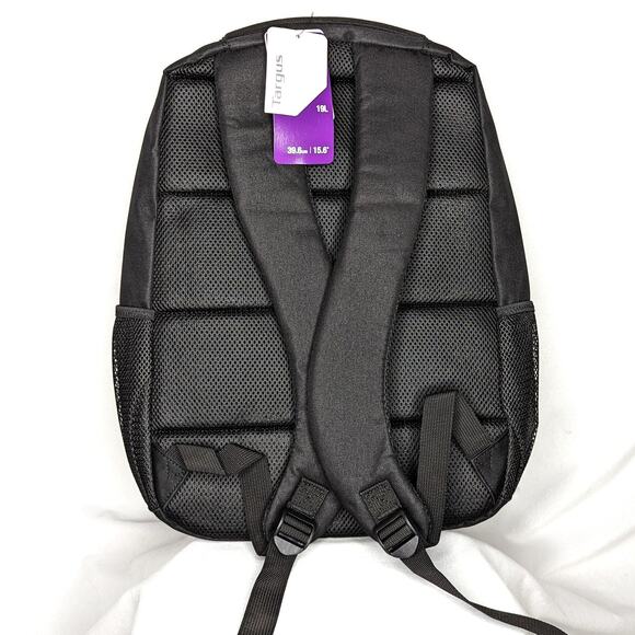 Targus 15.6" Laptop Backpack | 19L Black | New for Work, Travel & School - Picture 2 of 3